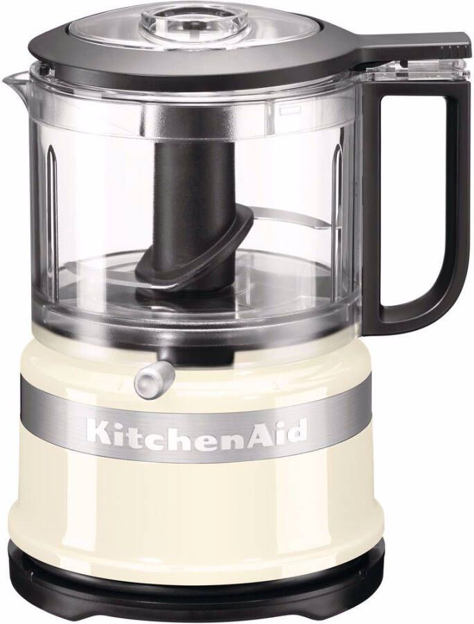 KitchenAid Mini Hakmolen Keukenmachine handig en veelzijdig met pulseerstand en twee snelheden 830ml Almond cream beige - Foto 1