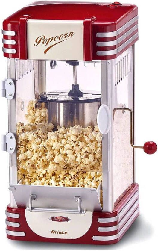 Merkloos Ariete Popcorn Machine Popper XL Ongeveer 4 Porties Per Keer Rood - Foto 1