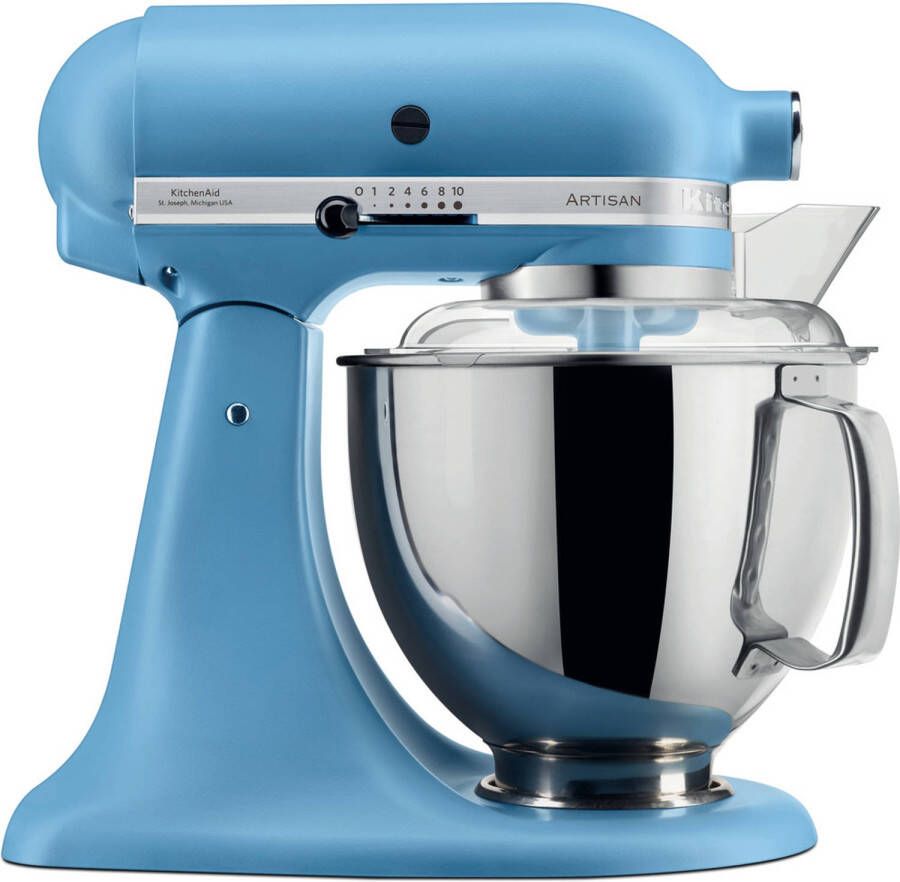 KitchenAid 5KSM175PSEVB Keukenrobot met kantelbare kop 4 8 L Standmixer Artisan Premium Blauw velvet - Foto 1