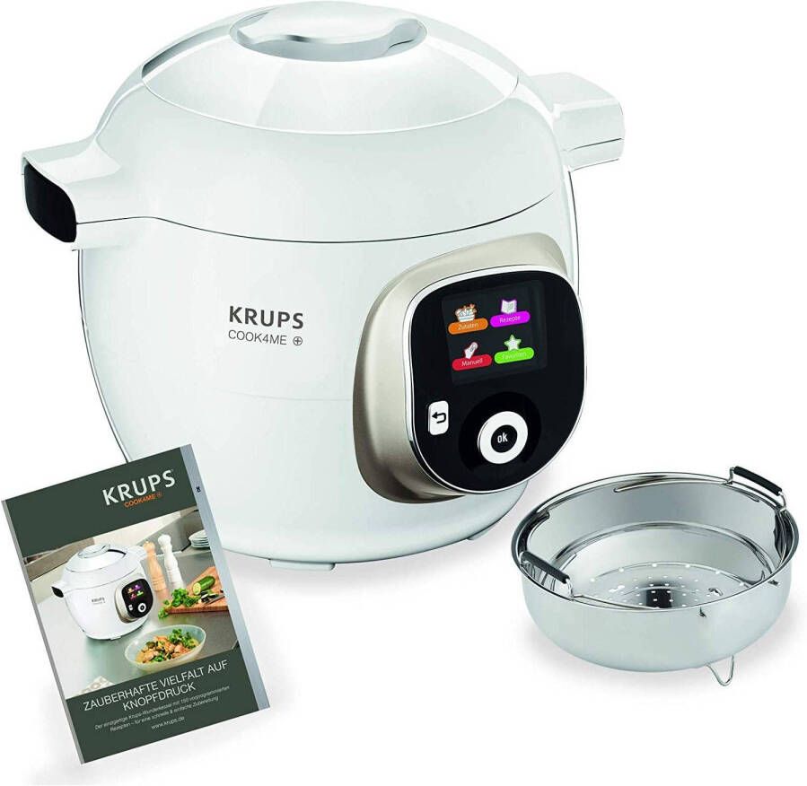 Krups Multi-cooker CZ7101 Cook4Me + 6l capaciteit digitale recepten snelkookpan stomen aanbraden - Foto 1