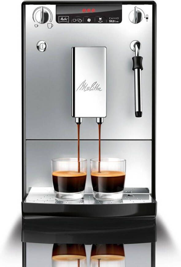 Melitta Volautomatisch koffiezetapparaat Solo & Milk E953-202 zilver zwart Caffè crema & espresso per one touch zuigmond voor melkschuim - Foto 1