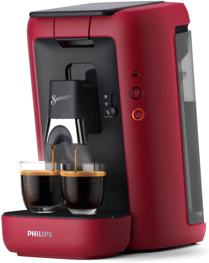Senseo Koffiepadautomaat Maestro CSA260 90 gemaakt van 80% gerecycled plastic +3 koffiespecialiteiten