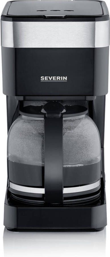 Severin KA 9263 Filterkoffiezetapparaat 1 25 l Gemalen koffie 900 W Zwart RVS serie - Foto 1