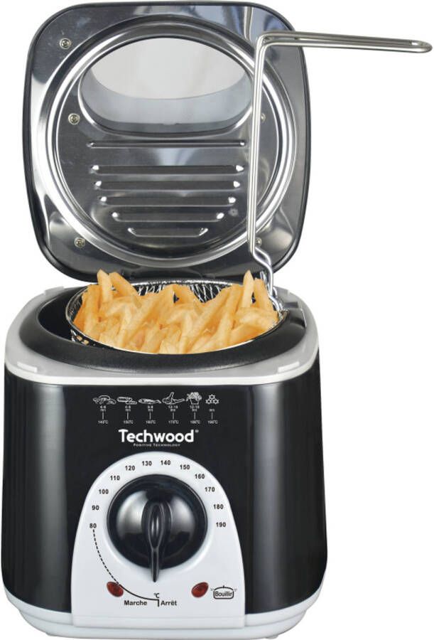 Techwood TFF86 Mini frituur- en fonduepan 2-in-1 - Foto 1