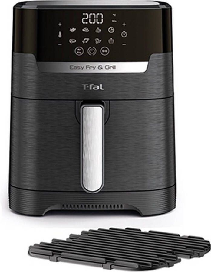 Tefal Airfryer EY5058 Easy Fry & Grill Precision Hete lucht friteuse & grill digitaal display 4 2 liter 8 programma's