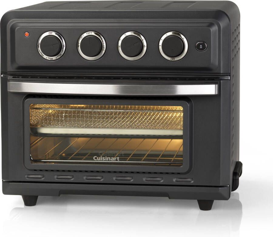 Cuisinart Air Fryer en Hete Lucht Mini Oven TOA60E 7 Programma's 90 seconden opwarmtijd 17 Liter 1 tot 4 personen 6 temperatuurinstellingen tot 230°C Zwart - Foto 1