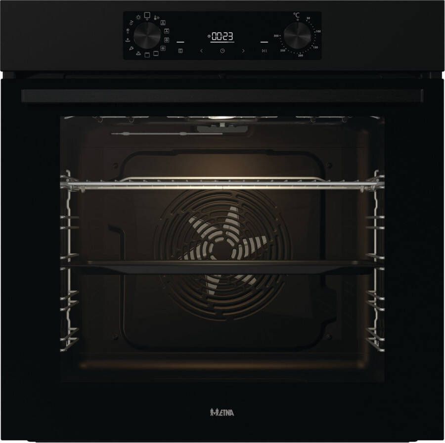 ETNA OM316MZ Inbouwoven Pizza oven (tot 300°C) Turbo Hetelucht AirFryer Multifunctioneel Matzwart - Foto 1