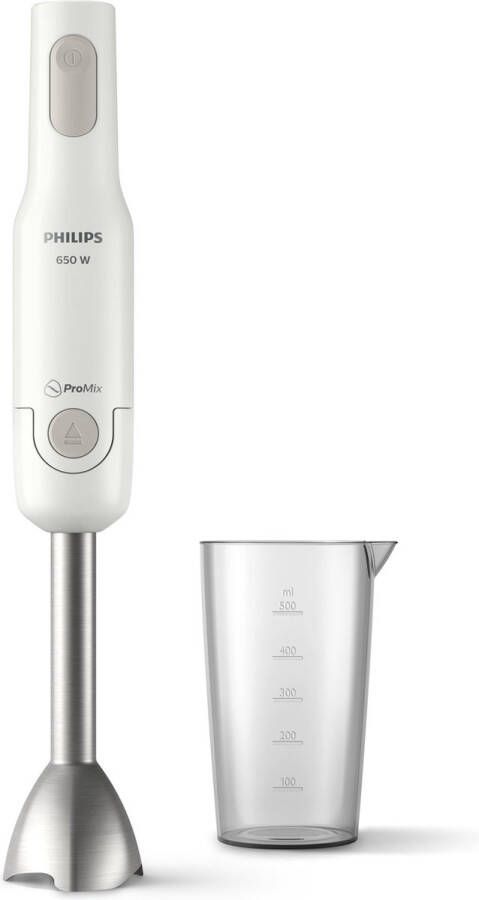 Philips Staafmixer HR2534 00 Daily Collection ProMix Metalen mengstaaf incl. maatbeker