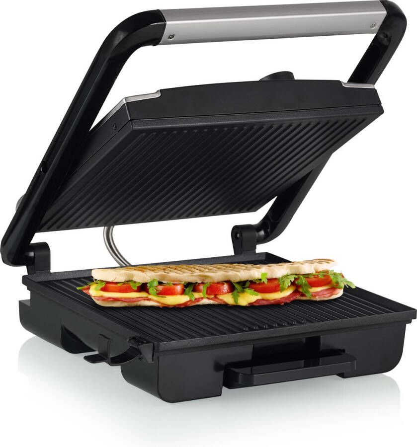 Princess Panini Grill Pro 112425 – Tosti apparaat Contactgrill Grill apparaat Groot bakoppervlak 30x27 – Instelbare thermostaat - Foto 1