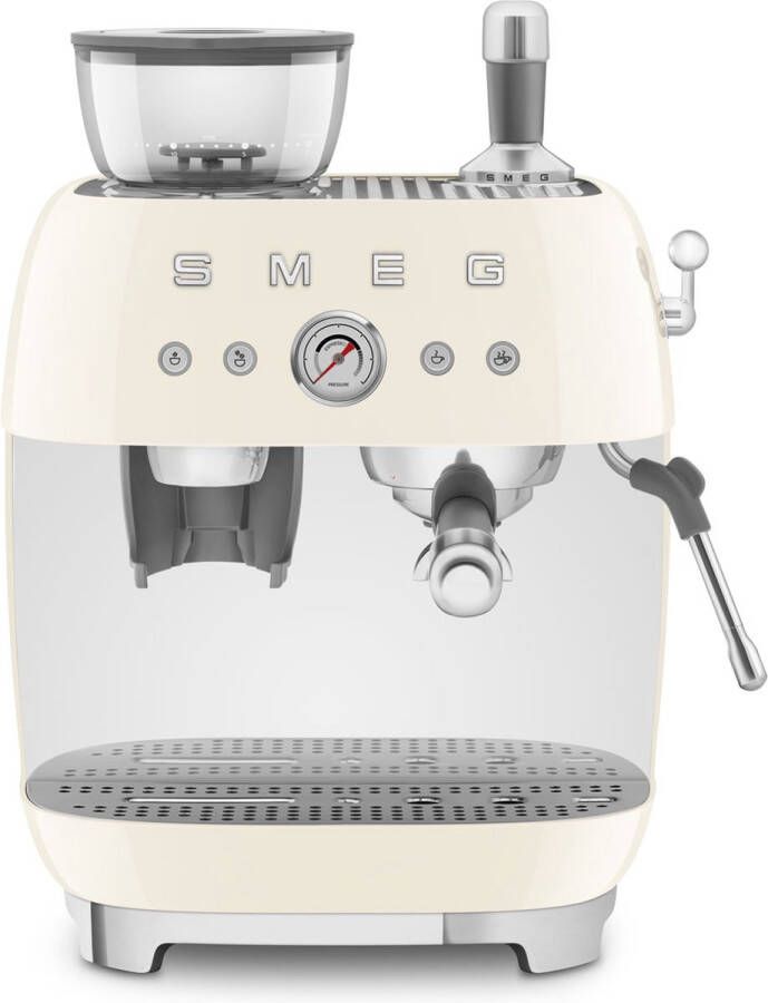Smeg Espresso Crème EGF03CREU | Espressomachines | Keuken&Koken Koffie&Ontbijt | 8017709329839 - Foto 1