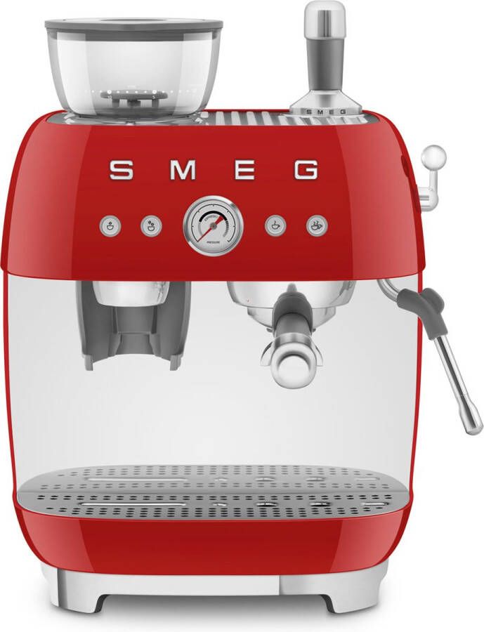 Smeg Espresso Rood EGF03RDEU | Espressomachines | Keuken&Koken Koffie&Ontbijt | 8017709329822 - Foto 1