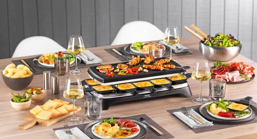 Tefal Raclette&Grill Inox&Design RE458812 | Gourmet&Raclette | Keuken&Koken Fun cooking | RE4588