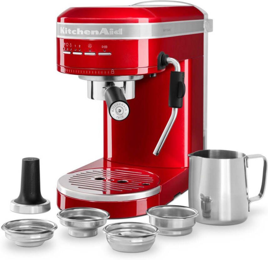 Kitchenaid Artisan Espresso 5KES6503ECA Appelrood | Pistonmachines | Keuken&Koken Koffie&Ontbijt | 8003437607578 - Foto 1