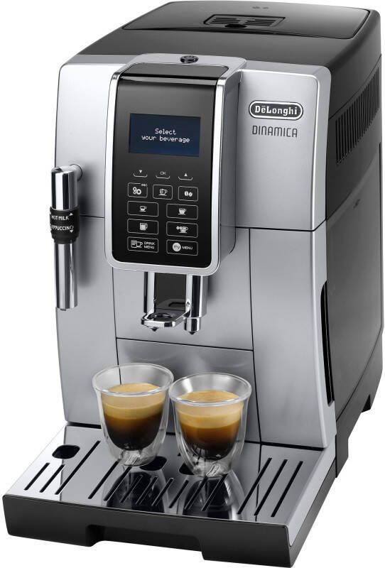 De'Longhi DeLonghi DINAMICA ECAM 350.35.SB Vrijstaand Volledig automatisch Espressomachine Zwart Zilver - Foto 1